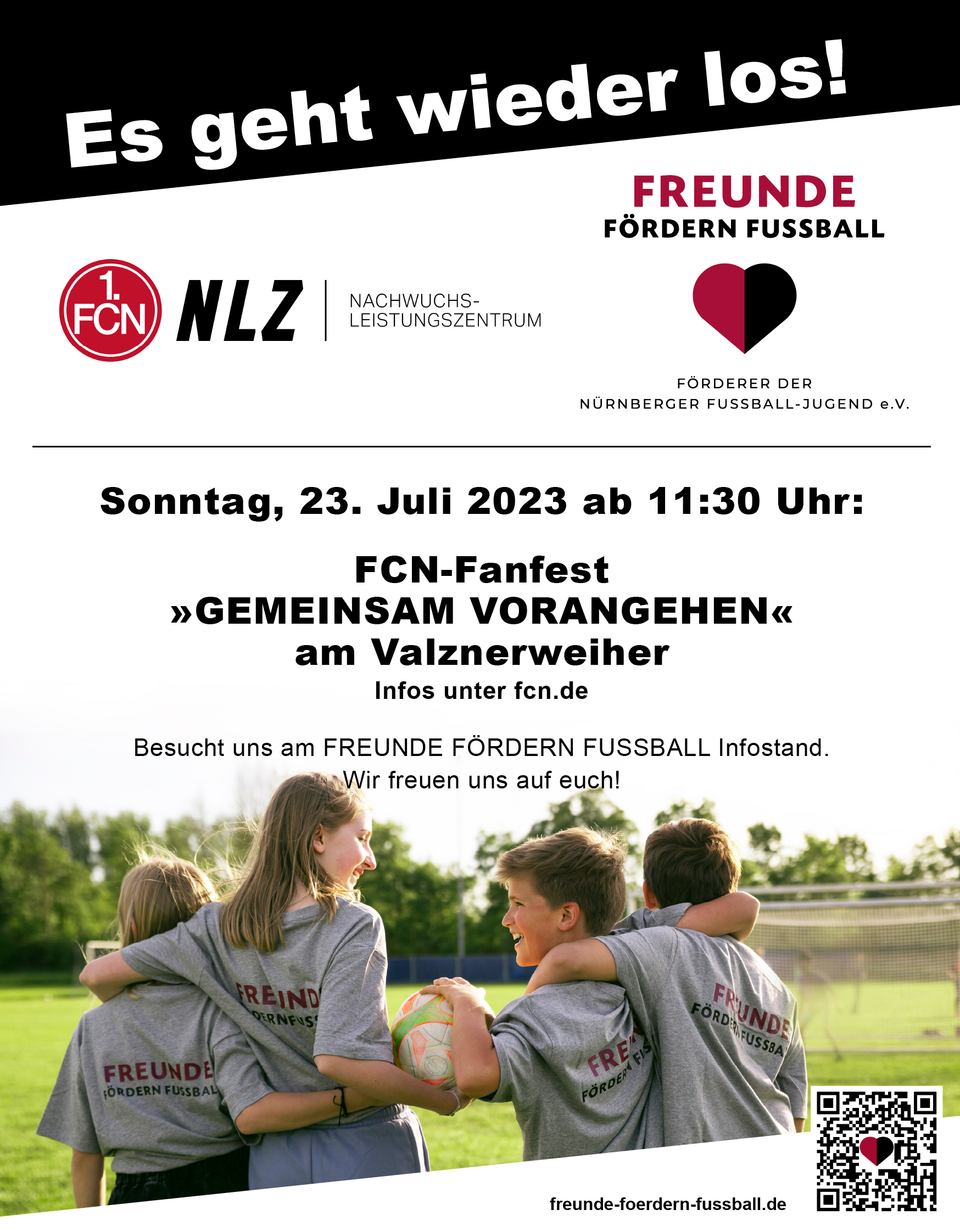 FCN-Fanfest am 23.07.2023 ab 11:30 am Valznerweiher